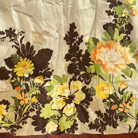 Tommy Bahama 100% silk Cream Floral Mini skort with pockets & side zipper size 4 - Picture 4 of 5